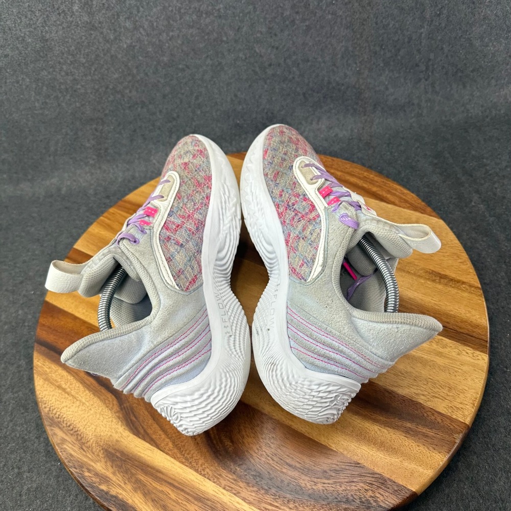 Under Armour Curry Flow 9 For The W Shoes Mens 9.5 Multi Color Low Top Sneakers - Picture 9 of 16